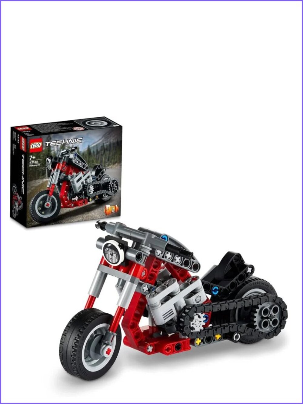 Lego Technic 2 in 1 Motorcycle to Adventure Bike 42132  New In Box